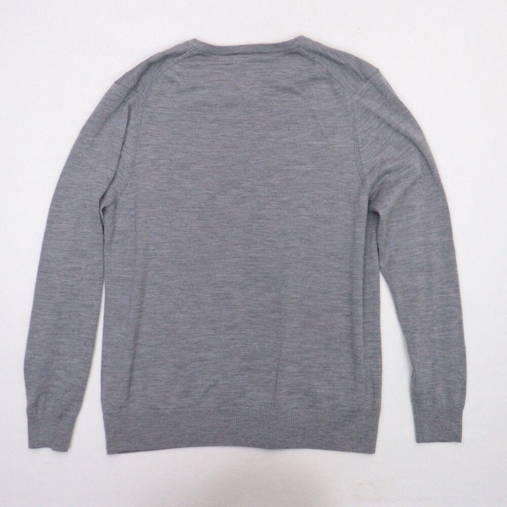 Rodd & Gunn Men's Sweater Size XL Gray V Neck Fine Merino Wool Preppy Winter - Picture 2 of 8